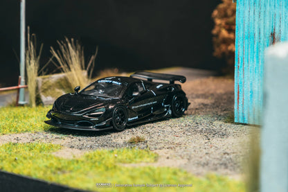 Tarmac Works 1/64 LB-WORKS 720S Black - Tarmac Works HOBBY64 (Produced by CM Model)