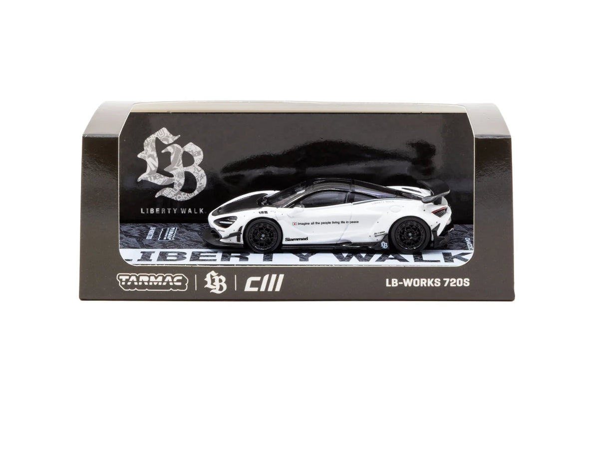 Tarmac Works 1/64 LB-WORKS 720S White - Tarmac Works HOBBY64 (Produced by CM Model)