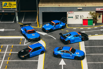 Tarmac Works 1:64 10th Anniversary Box Set - 5 Model Cars + Tarmac Cards