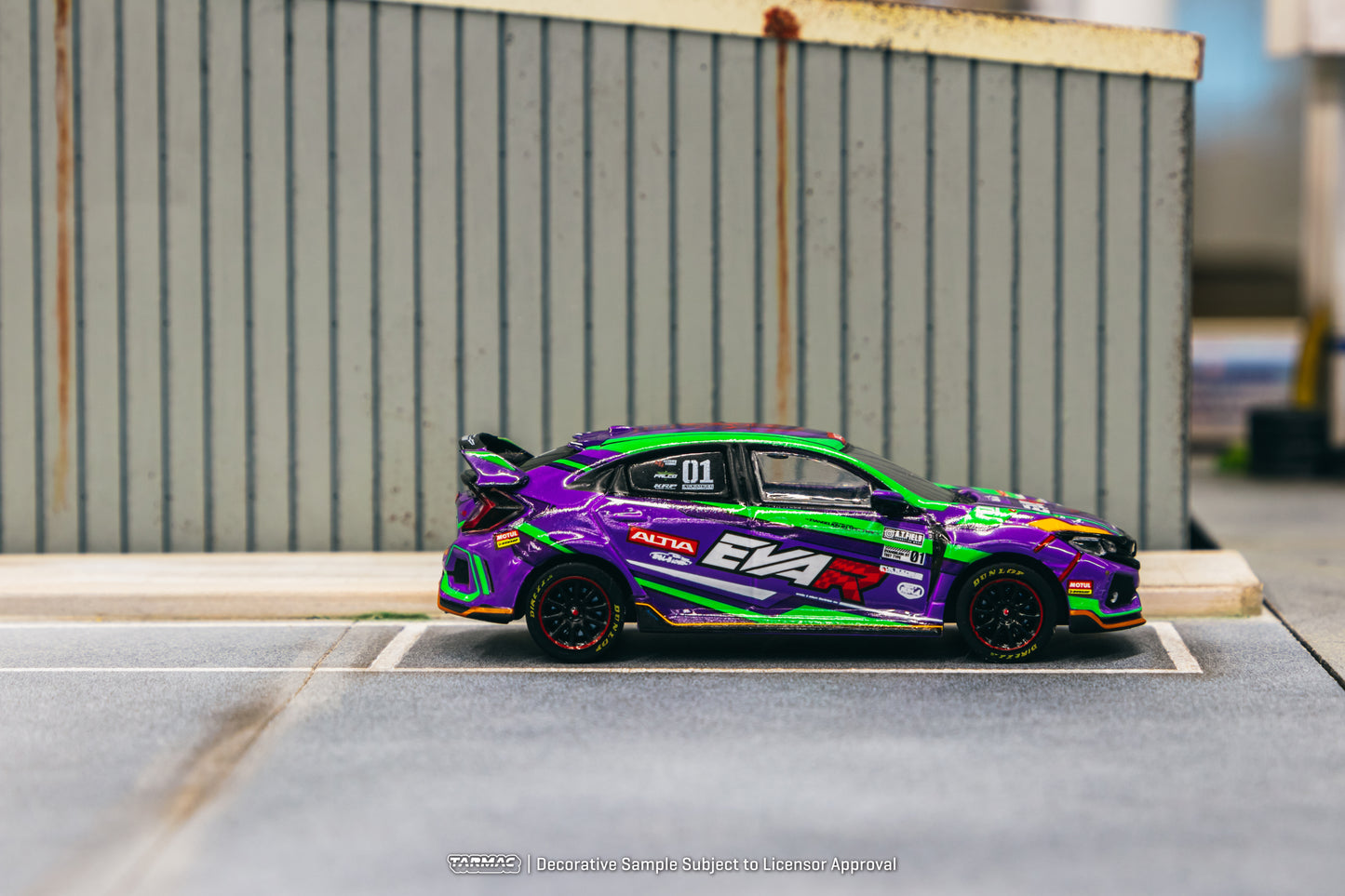 Tarmac Works 1/64 EVA RT TEST TYPE-01 Honda Civic TYPE R FK8 - HOBBY64