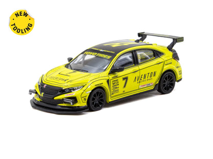Tarmac Works 1/64 Honda Civic TYPE R FK8 NASA Western Endurance Racing Championship 2022 #7 Student Driver (by Daniel Wu) - Tarmac Works HOBBY64