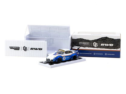 Tarmac Works 1/64 Porsche RWB 993 Liberty Walk with Container Packaging - Tarmac Works HOBBY64