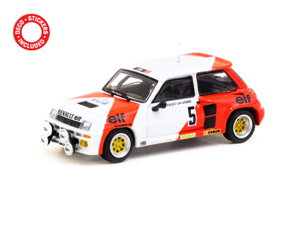 Tarmac Works 1/64 Renault 5 Turbo Rallye du Var 1982 #5 - HOBBY64