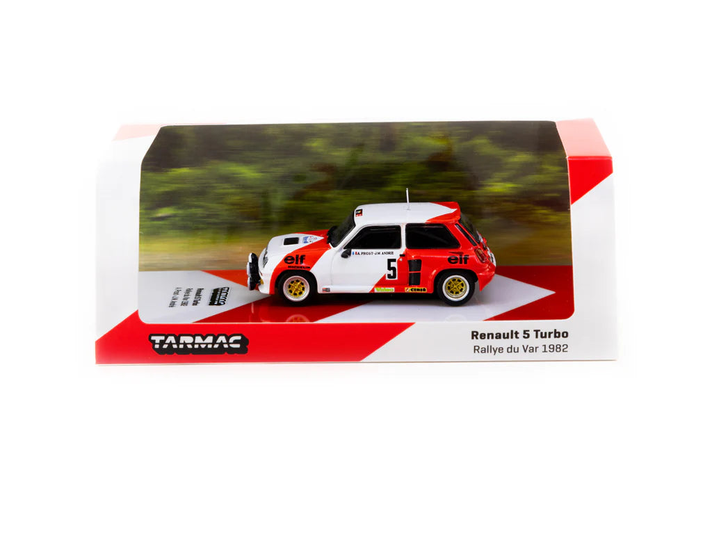 Tarmac Works 1/64 Renault 5 Turbo Rallye du Var 1982 #5 - HOBBY64