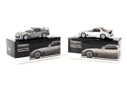 Tarmac Works 1/64 Mazda RX-7 FD3S Mazdaspeed A-Spec Silver Stone Metallic - GLOBAL64