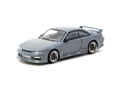Tarmac Works 1/64 Nissan VERTEX Silvia (S14) Grey - GLOBAL64