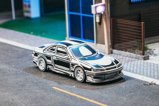 Tarmac Works 1/64 Nissan VERTEX Silvia (S 14) - Designed by Joshua Vides - Tarmac Works GLOBAL64 (In Blister Packaging)