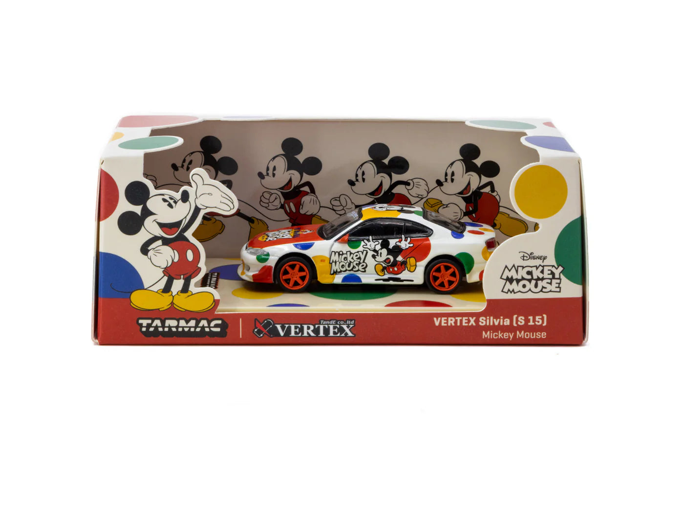 Tarmac Works 1/64 VERTEX Silvia (S 15) Mickey Mouse - Tarmac Works GLOBAL64