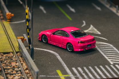 Tarmac Works 1/64 VERTEX Nissan Silvia S15 Pink Metallic - GLOBAL64