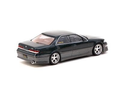 Tarmac Works 1/64 VERTEX Toyota Mark II JZX100 Dark Green Metallic - GLOBAL64