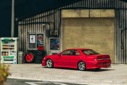 Tarmac Works 1/64 VERTEX Toyota Mark II JZX100 Red Metallic - GLOBAL64