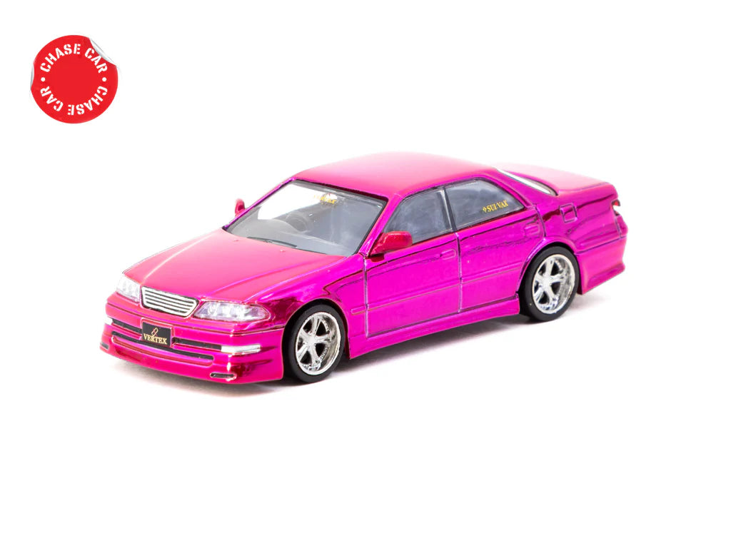 Tarmac Works 1/64 VERTEX Toyota Mark II JZX100 Red Metallic - GLOBAL64