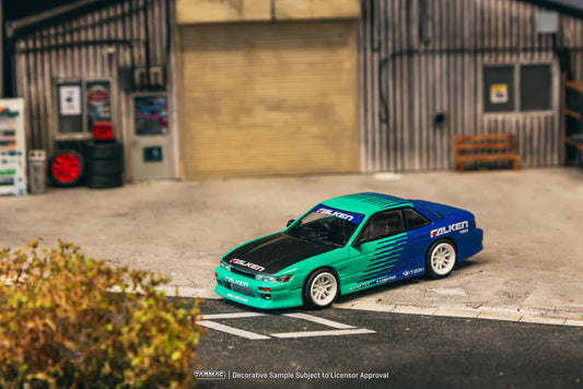 Tarmac Works 1/64 VERTEX Nissan Silvia (S13) Falken - GLOBAL64