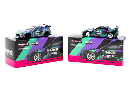 Tarmac Works 1/64 HKS Toyota GR86 Black - GLOBAL64