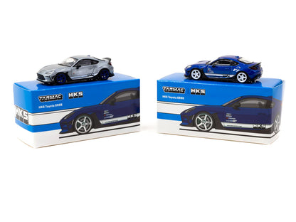 Tarmac Works 1/64 HKS Toyota GR86 Blue Metallic - GLOBAL64