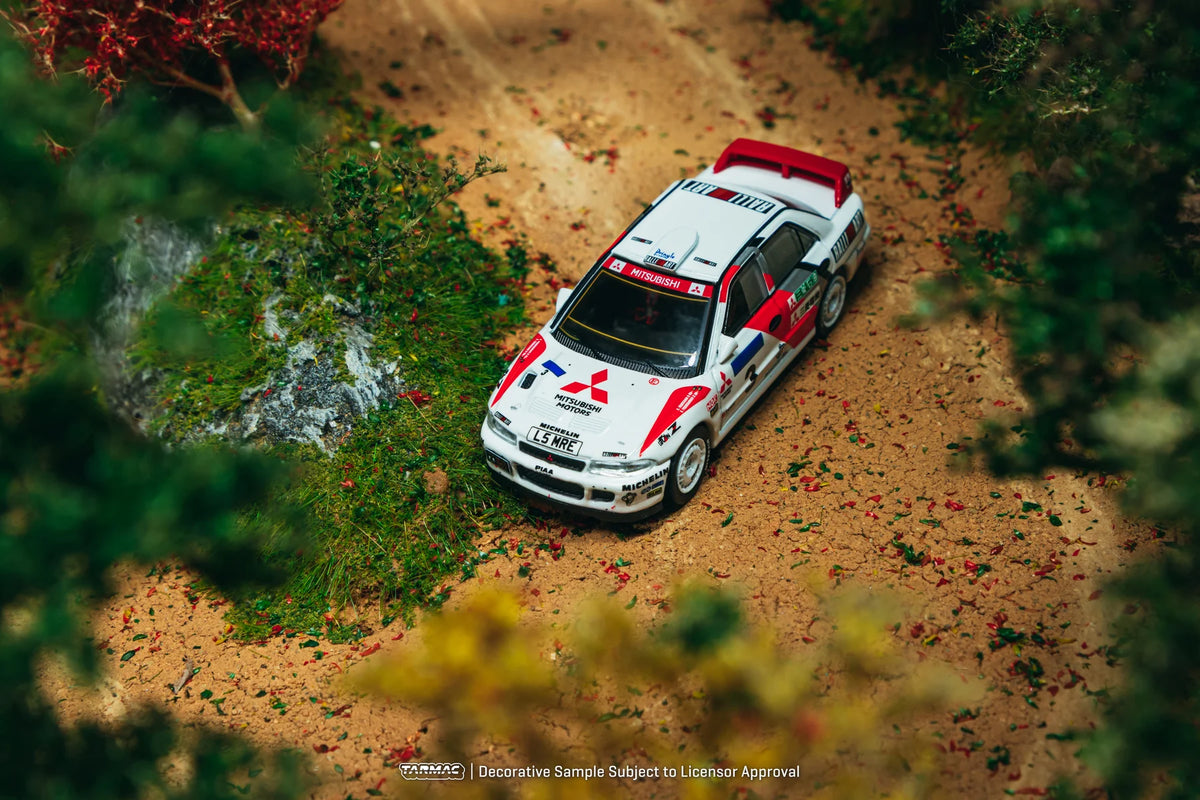 Tarmac Works 1/64 Mitsubishi Lancer Evolution II Hong Kong Beijing Rally 1994 #3 - Tarmac Works GLOBAL64
