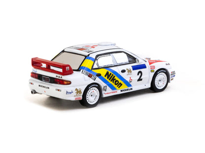 Tarmac Works 1/64 Mitsubishi Lancer Evolution III Hong Kong-Beijing Rally 1995 #2 Winner - GLOBAL64