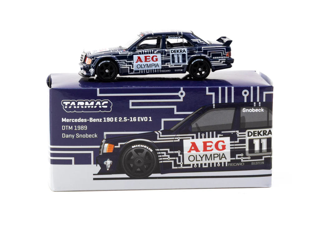 Tarmac Works 1/64 Mercedes-Benz 190 E 2.5-16 EVO 1 DTM 1989 Dany Snobeck - GLOBAL64