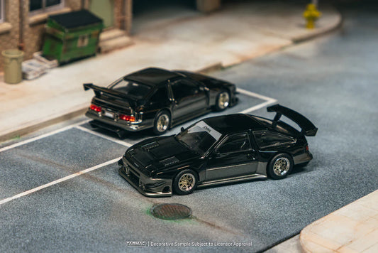Tarmac Works 1/64 Toyota Sprinter Trueno AE86 Widebody Black/Grey - Designed by Jon Sibal - Malaysia Special Edition - GLOBAL64