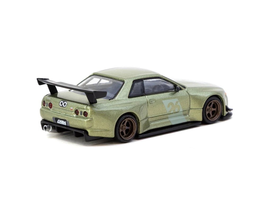 Tarmac Works 1/64 Nissan Skyline (R32) Widebody Millennium Jade - Designed by Jon Sibal - Tokyo Auto Salon 2026 Special Edition - Tarmac Works GLOBAL64