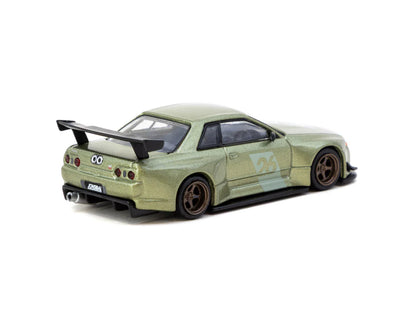 Tarmac Works 1/64 Nissan Skyline (R32) Widebody Millennium Jade - Designed by Jon Sibal - Tokyo Auto Salon 2026 Special Edition - Tarmac Works GLOBAL64