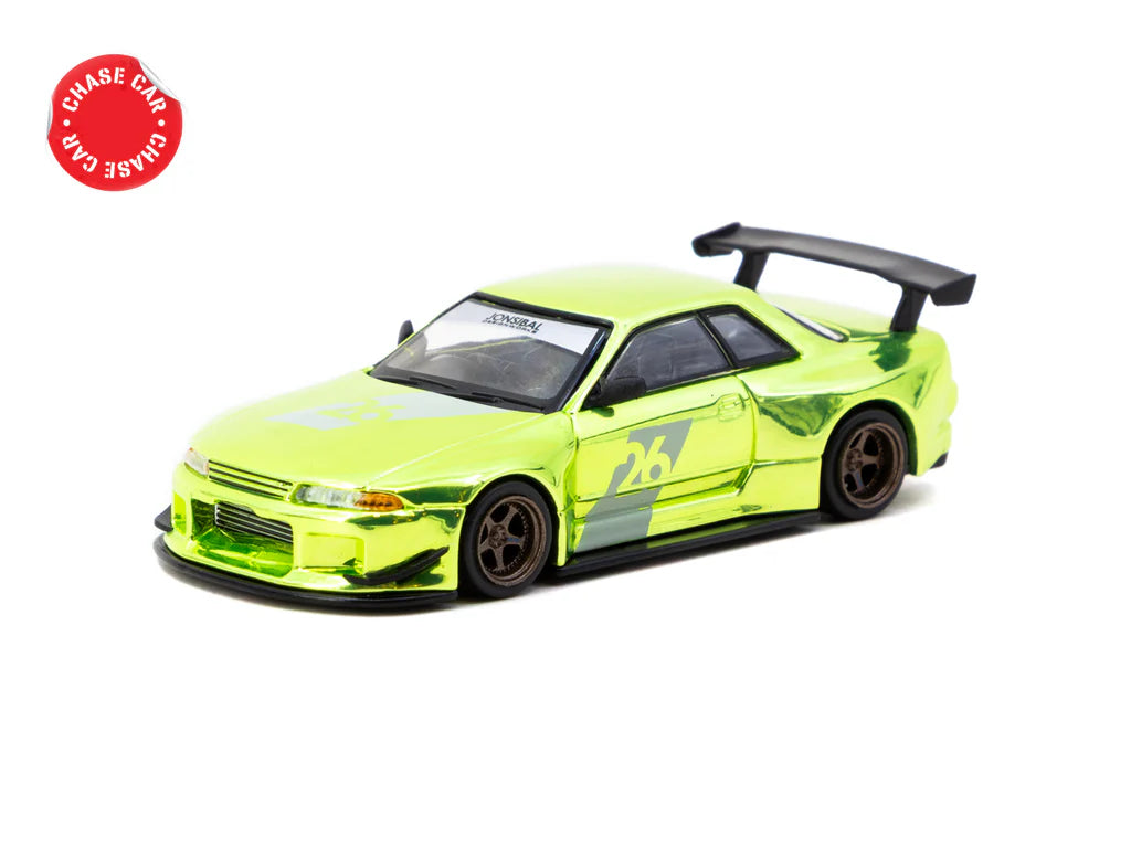 Tarmac Works 1/64 Nissan Skyline (R32) Widebody Millennium Jade - Designed by Jon Sibal - Tokyo Auto Salon 2026 Special Edition - Tarmac Works GLOBAL64