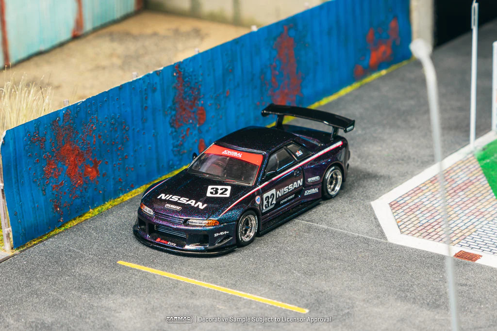 Tarmac Works 1/64 Nissan Skyline (R32) Widebody Midnight Purple - GLOBAL64