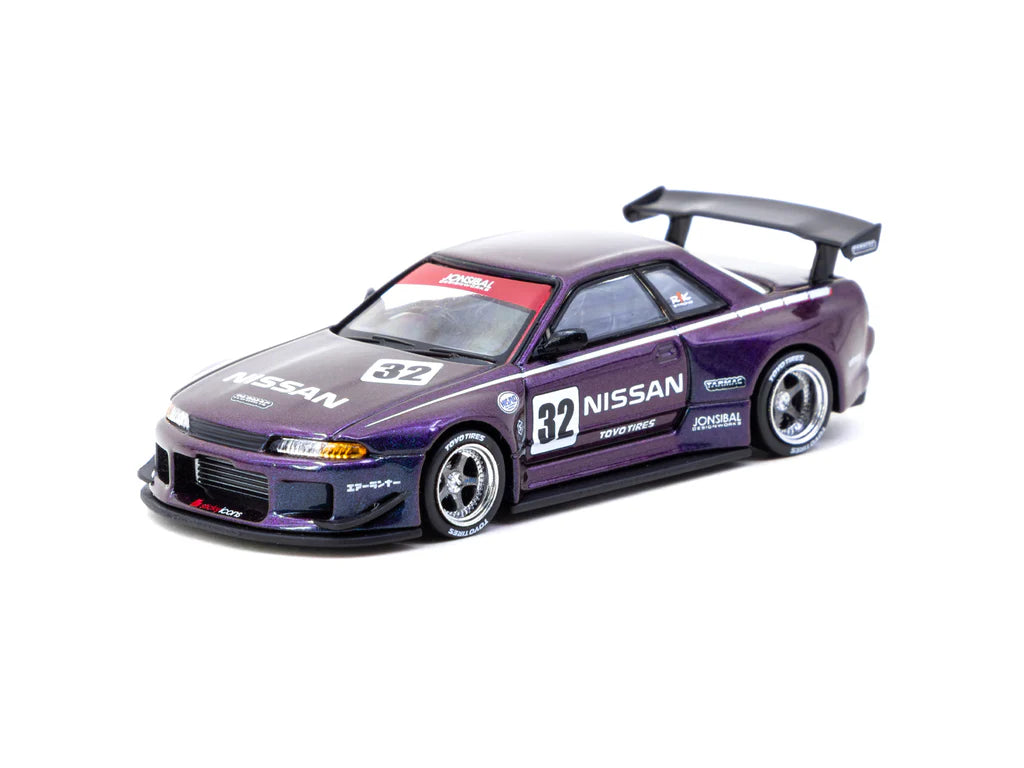 Tarmac Works 1/64 Nissan Skyline (R32) Widebody Midnight Purple - GLOBAL64