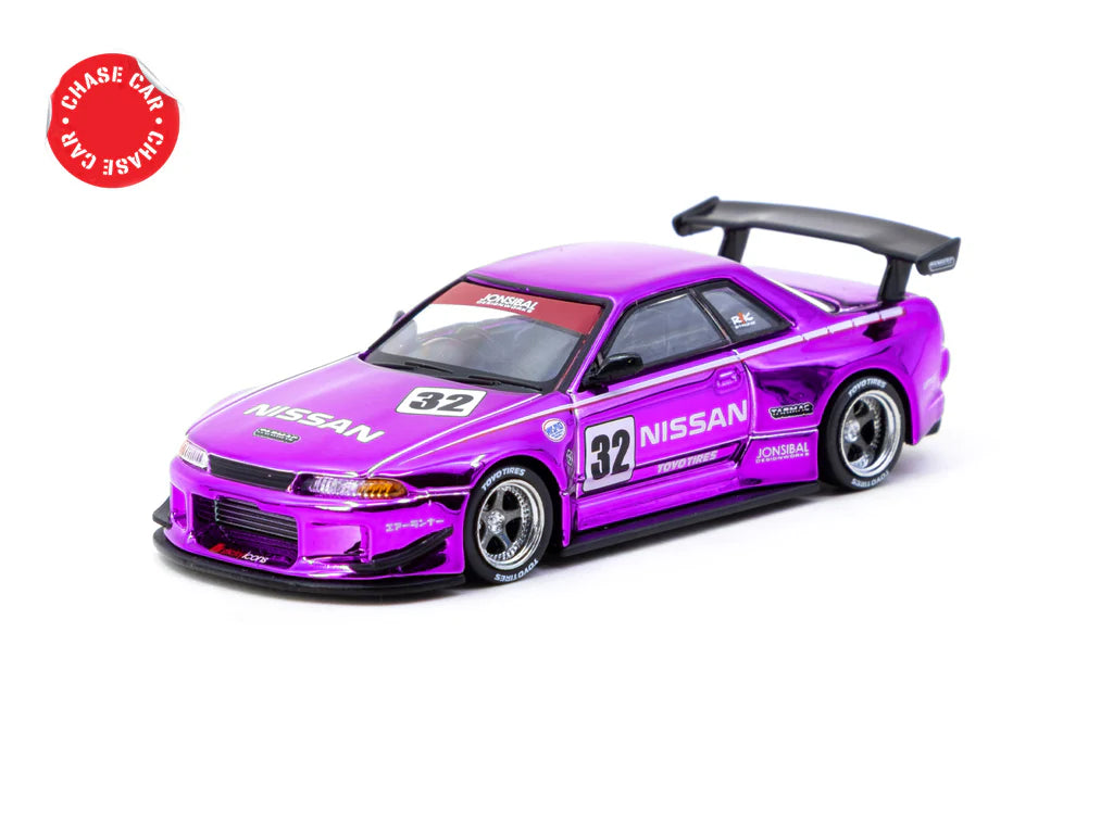 Tarmac Works 1/64 Nissan Skyline (R32) Widebody Midnight Purple - GLOBAL64