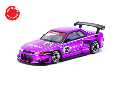 Tarmac Works 1/64 Nissan Skyline (R32) Widebody Midnight Purple - GLOBAL64