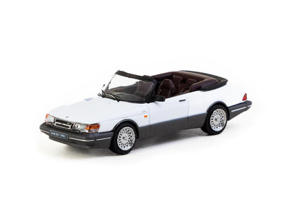 Tarmac Works 1/64 Saab 900 Turbo Convertible White - GLOBAL64