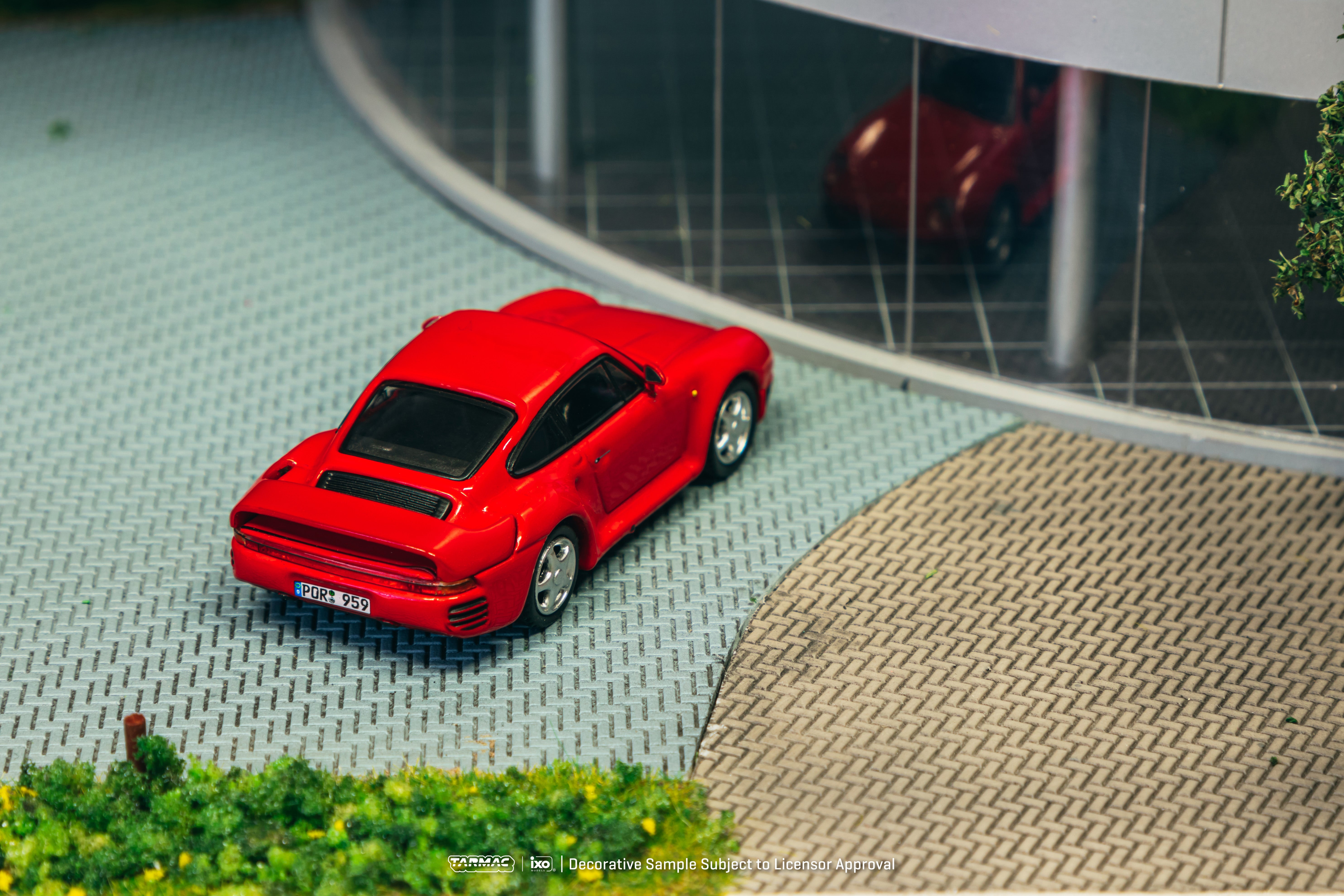 Tarmac Works X iXO Models 1/64 Porsche 959 Red - GLOBAL64 – Big