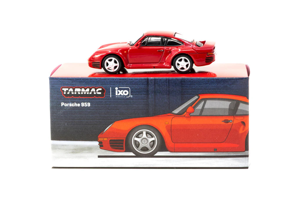 Tarmac Works X iXO Models 1/64 Porsche 959 Red - GLOBAL64 – Big