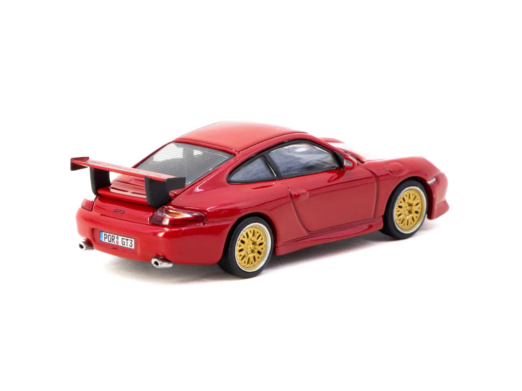 Tarmac Works X iXO Models 1/64 Porsche 911 GT3 (type 996) Red - GLOBAL64