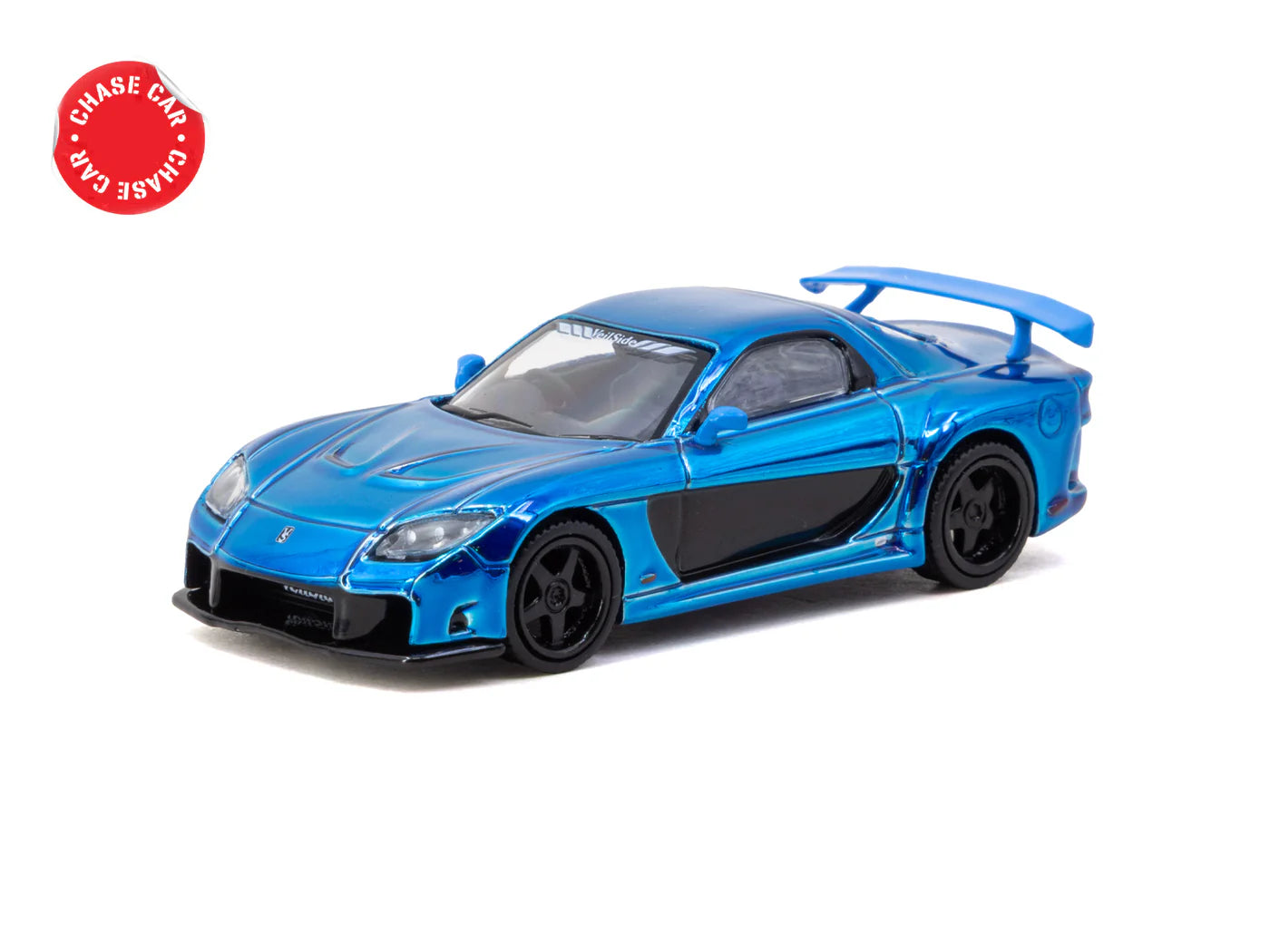 Tarmac Works 1/64 Mazda RX-7 VeilSide Fortune7 Blue - Tarmac Works GLOBAL64