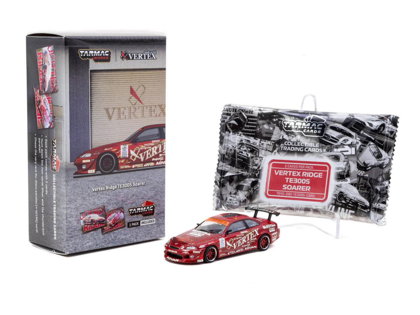 Tarmac Works 1/64 Toyota Vertex Ridge TE3005 Soarer with Tarmac Cards - GLOBAL64