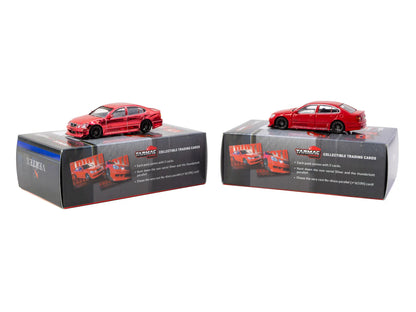 Tarmac Works 1/64 VERTEX Toyota Aristo JZS161 Red with Tarmac Cards - Tarmac Works GLOBAL64