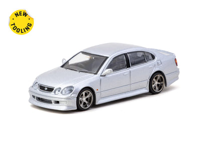 Tarmac Works 1/64 VERTEX Toyota Aristo JZS161 Silver - Tarmac Works GLOBAL64
