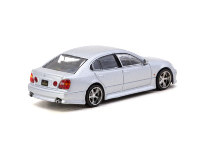Tarmac Works 1/64 VERTEX Toyota Aristo JZS161 Silver - Tarmac Works GLOBAL64