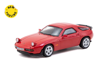 Tarmac Works 1/64 Porsche 928 S Red - Tarmac Works x iXO Models GLOBAL64