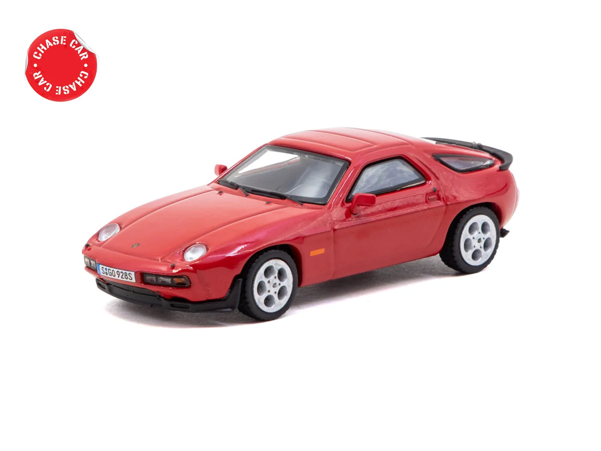 Tarmac Works 1/64 Porsche 928 S Red - Tarmac Works x iXO Models GLOBAL64
