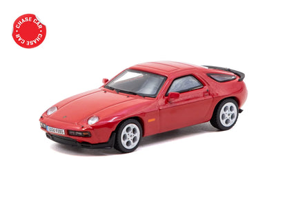 Tarmac Works 1/64 Porsche 928 S Red - Tarmac Works x iXO Models GLOBAL64
