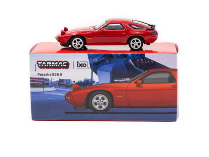 Tarmac Works 1/64 Porsche 928 S Red - Tarmac Works x iXO Models GLOBAL64