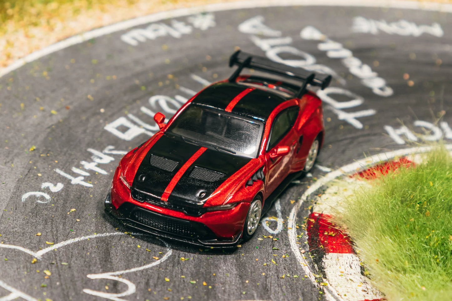 Tarmac Works 1/64 Ford Mustang GTD Red - Tarmac Works GLOBAL64