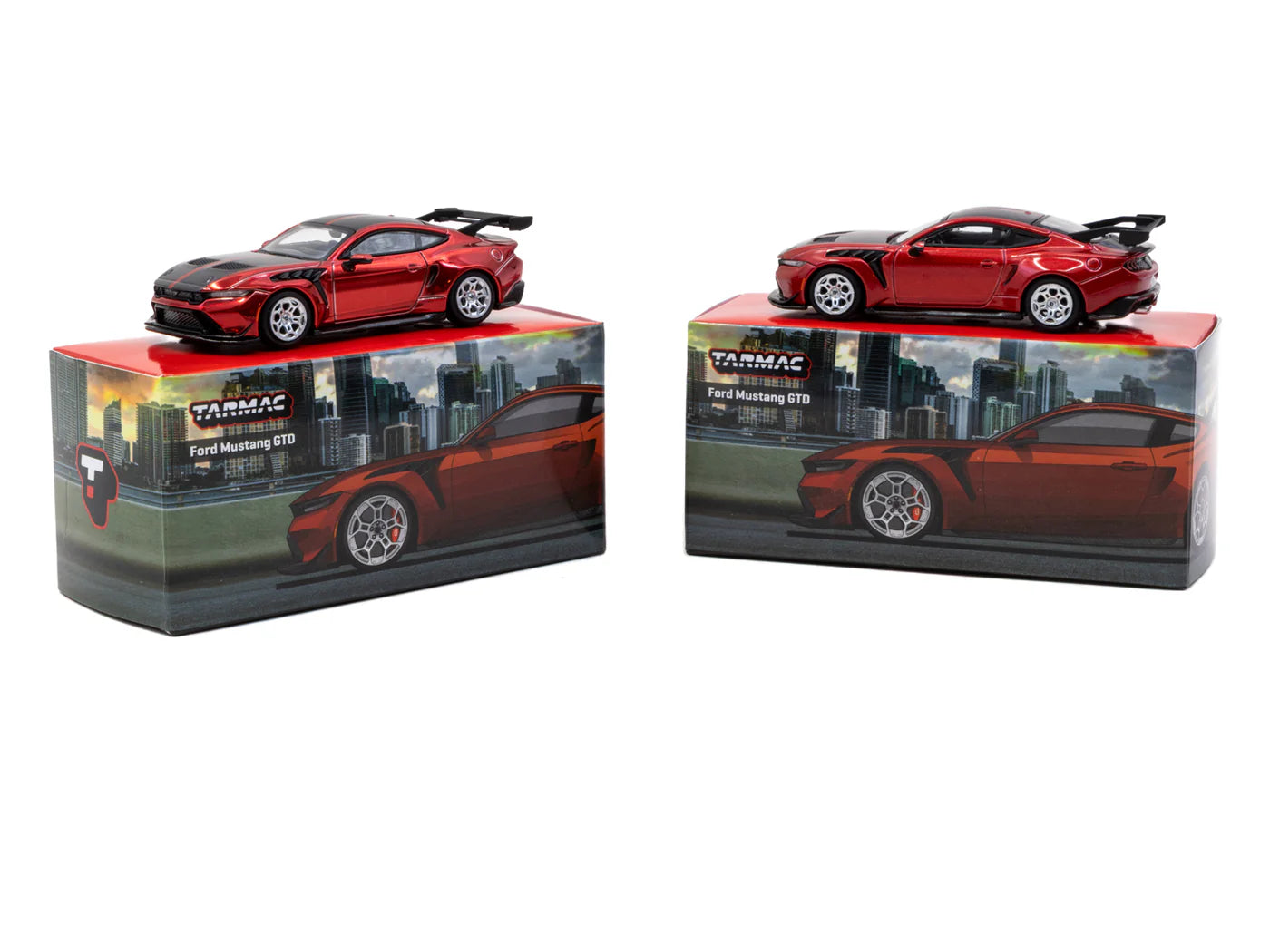 Tarmac Works 1/64 Ford Mustang GTD Red - Tarmac Works GLOBAL64