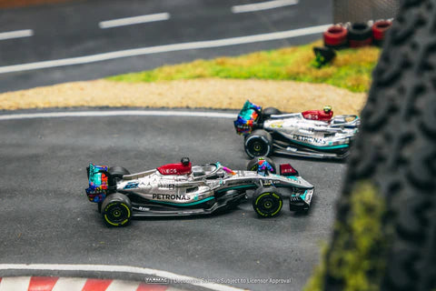 Tarmac Works X iXO Models 1/64 Mercedes-AMG F1 W13 E E Performance Miami Grand Prix 2022 #63 George Russell- GLOBAL64