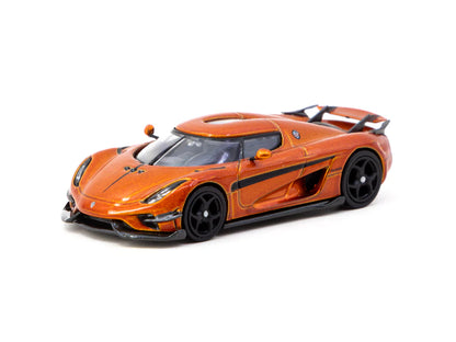 Tarmac Works 1/64 Koenigsegg Regera Orange Metallic / Black Stripes - GLOBAL64