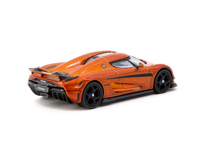 Tarmac Works 1/64 Koenigsegg Regera Orange Metallic / Black Stripes - GLOBAL64