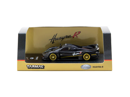 Tarmac Works 1/64 Pagani Huayra R Matt Black Carbon Fiber - GLOBAL64 (Limited in 3,552pcs in production)