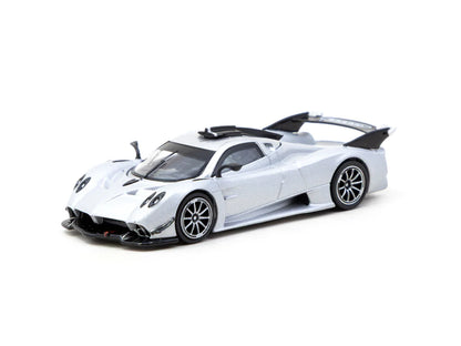 Tarmac Works 1/64 Pagani Huayra R Satin Silver - GLOBAL64